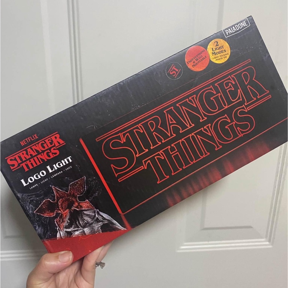 Stranger Things Logo Light - Red and Black